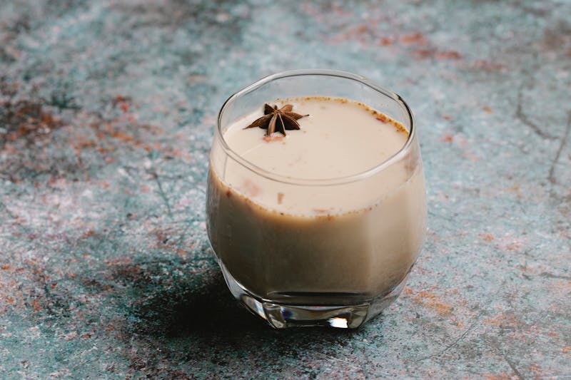 Mexican Horchata cold rice milk drink with cinnamon